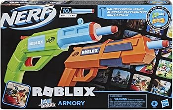 Amazon.com: Nerf F2479EU4 Roblox Jailbreak: Armoury, Includes 2