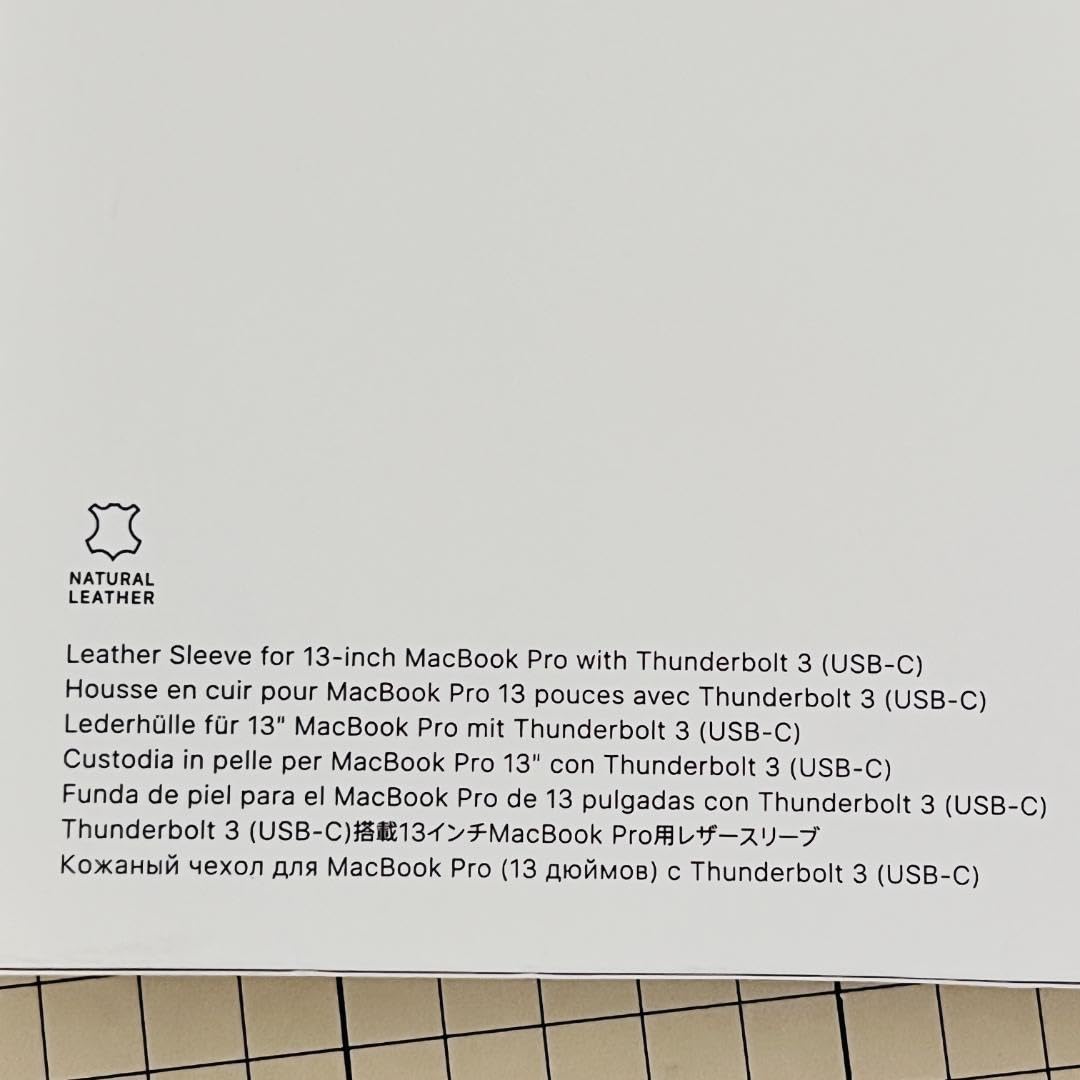 Amazon.co.jp: Apple 純正 レザースリーブ MTEH2FE MacBook Pro Air