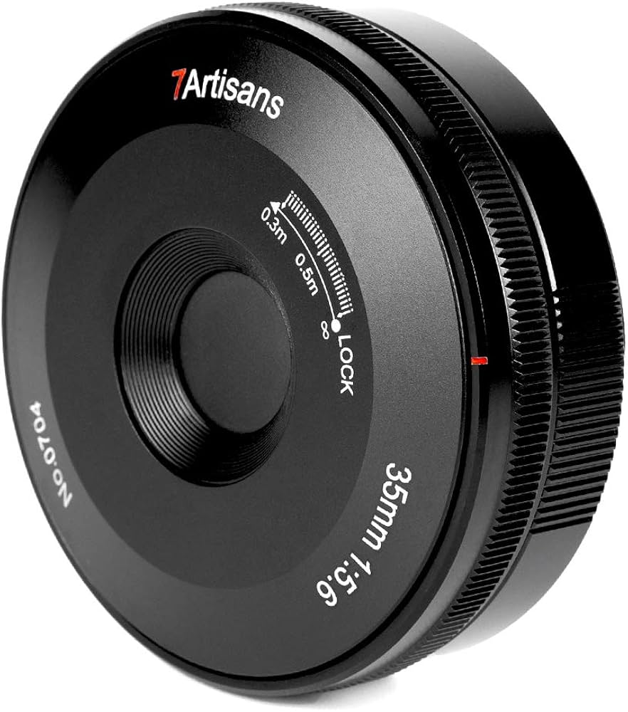 Amazon.co.jp: 7artisans 七工匠 単焦点レンズ 35mm F5.6 (ソニーE