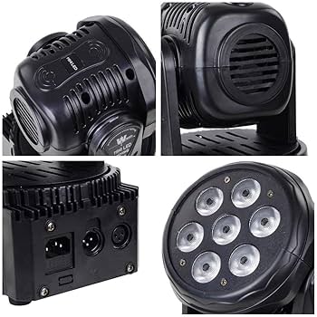 Amazon.com: 60W Moving Head Lights 6 IN1 DMX-512 16/18 Channels