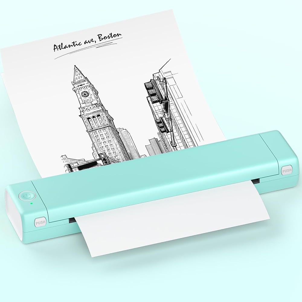 Amazon.co.jp: Itari M08F モバイルプリンター A4 ミニ携帯家庭用