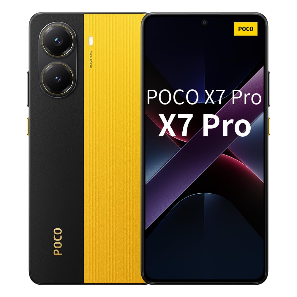Smartphone Xiaomi Poco X7 Pro 5G Yellow (Amarelo) 12GB RAM 512GB