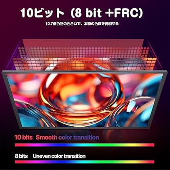 Amazon.co.jp: UPERFECT QLED モバイルモニター 18.4インチ 4K 自立型