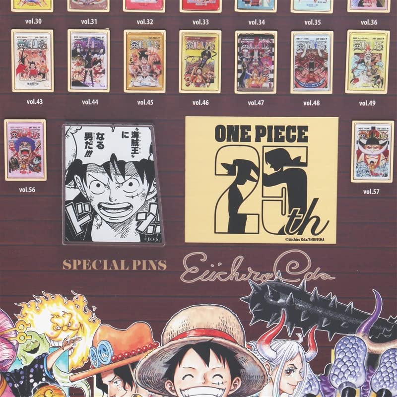 Amazon.co.jp: ONE PIECE ワンピース 連載25周年記念 額装ピンズセット