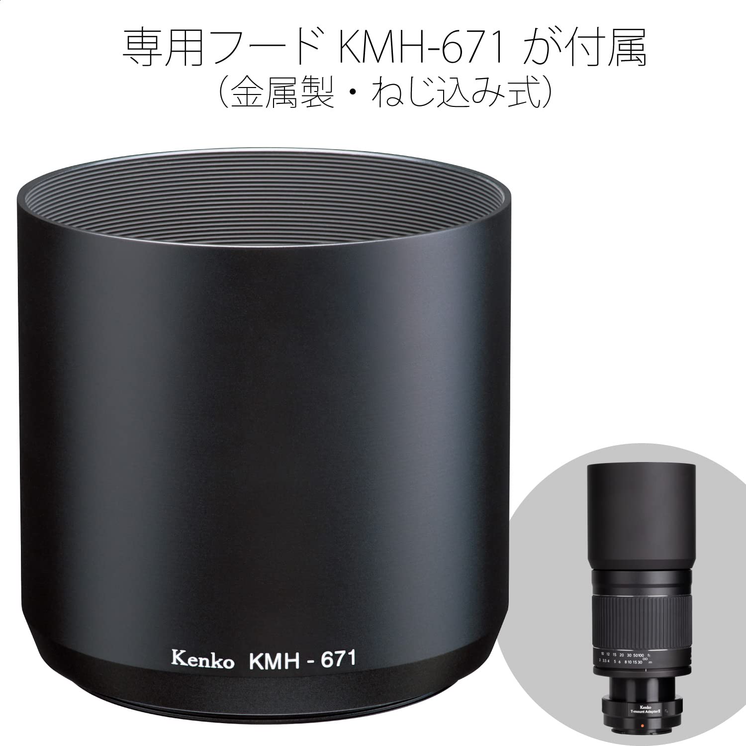 Amazon.co.jp: Kenko 望遠レンズ ミラーレンズ 400mm F8 NIIS ソニーE