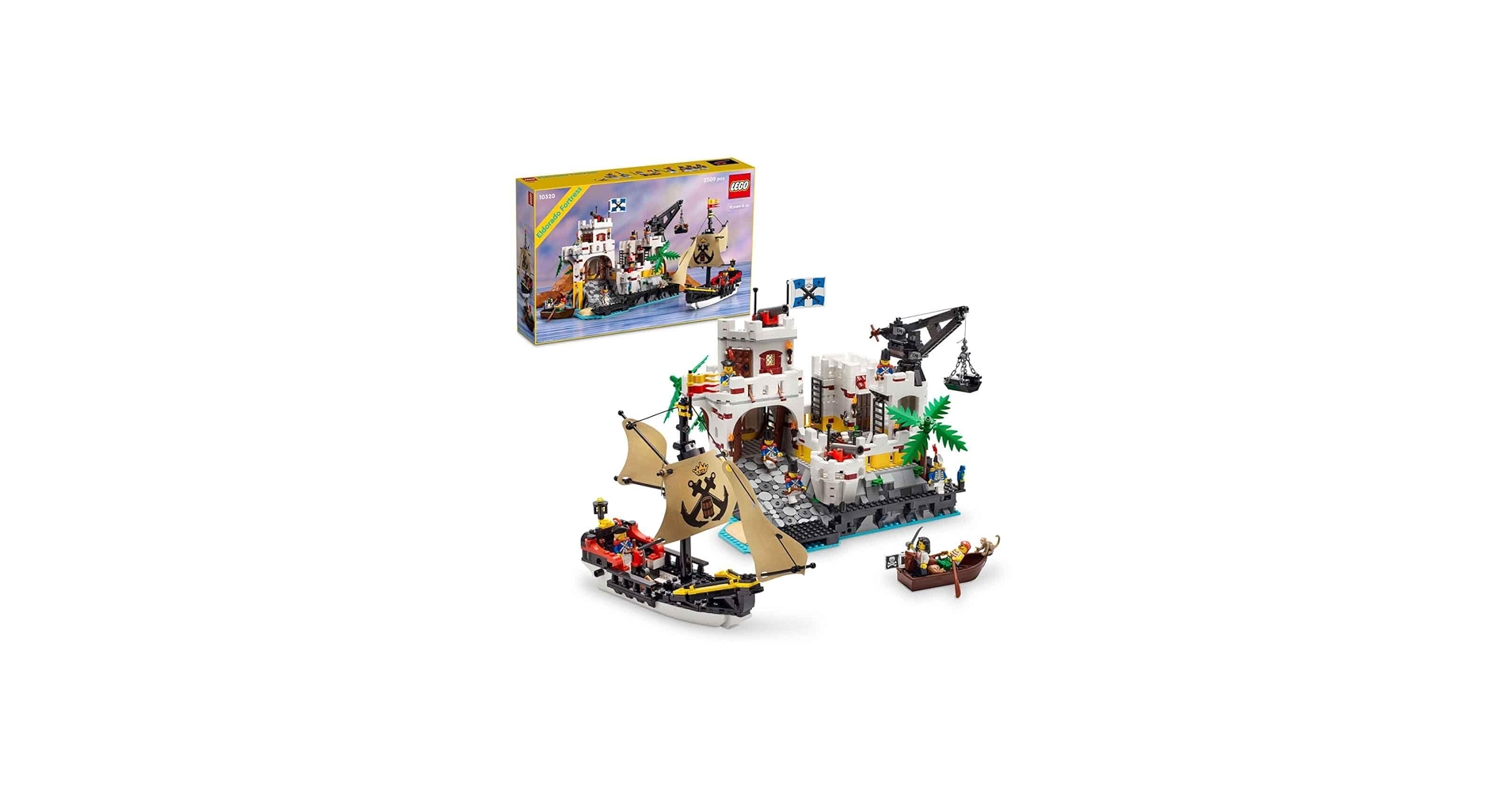 Amazon.com: Lego 10320 Icons Eldorado Fortress, Adult Model Kit