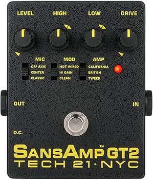 Amazon.com: Tech 21 GT2 SansAmp GT2 : Musical Instruments