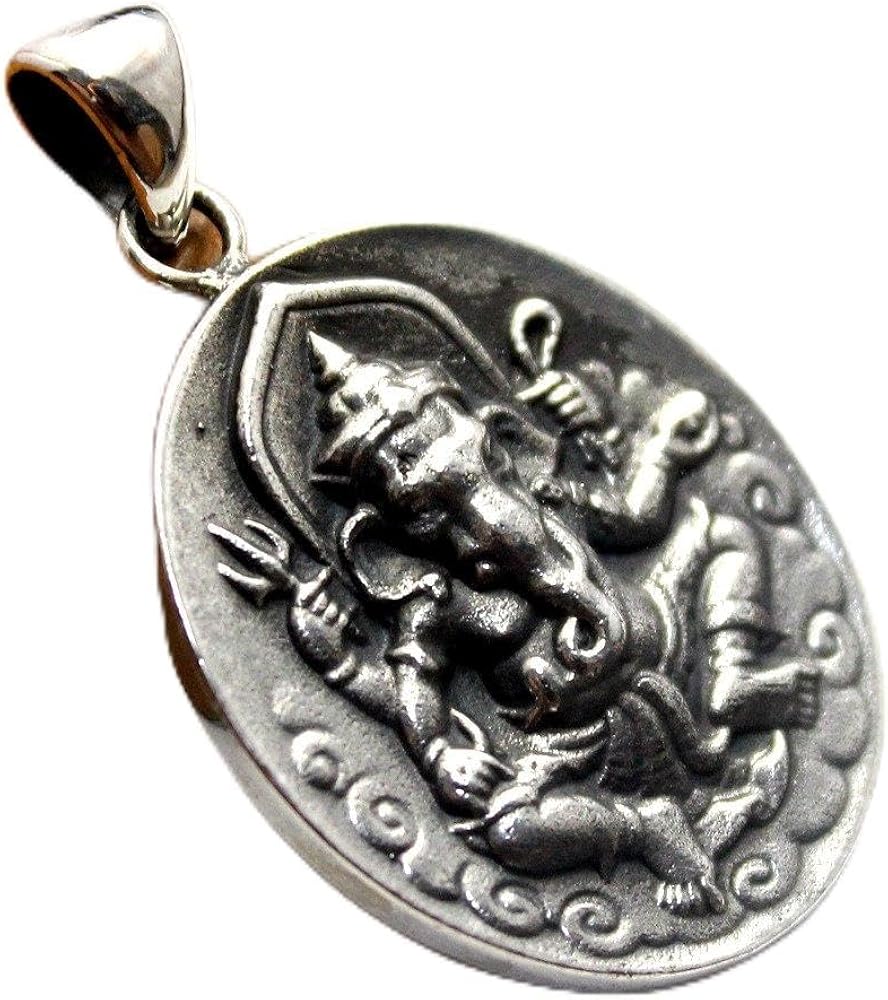 Amazon.co.jp: インド ガネーシャ ペンダントトップ ペンダント お守り