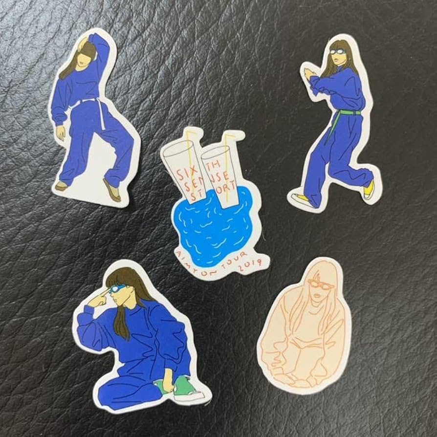 Amazon.co.jp: あいみょん ステッカー シール AIM グッズ フレーク