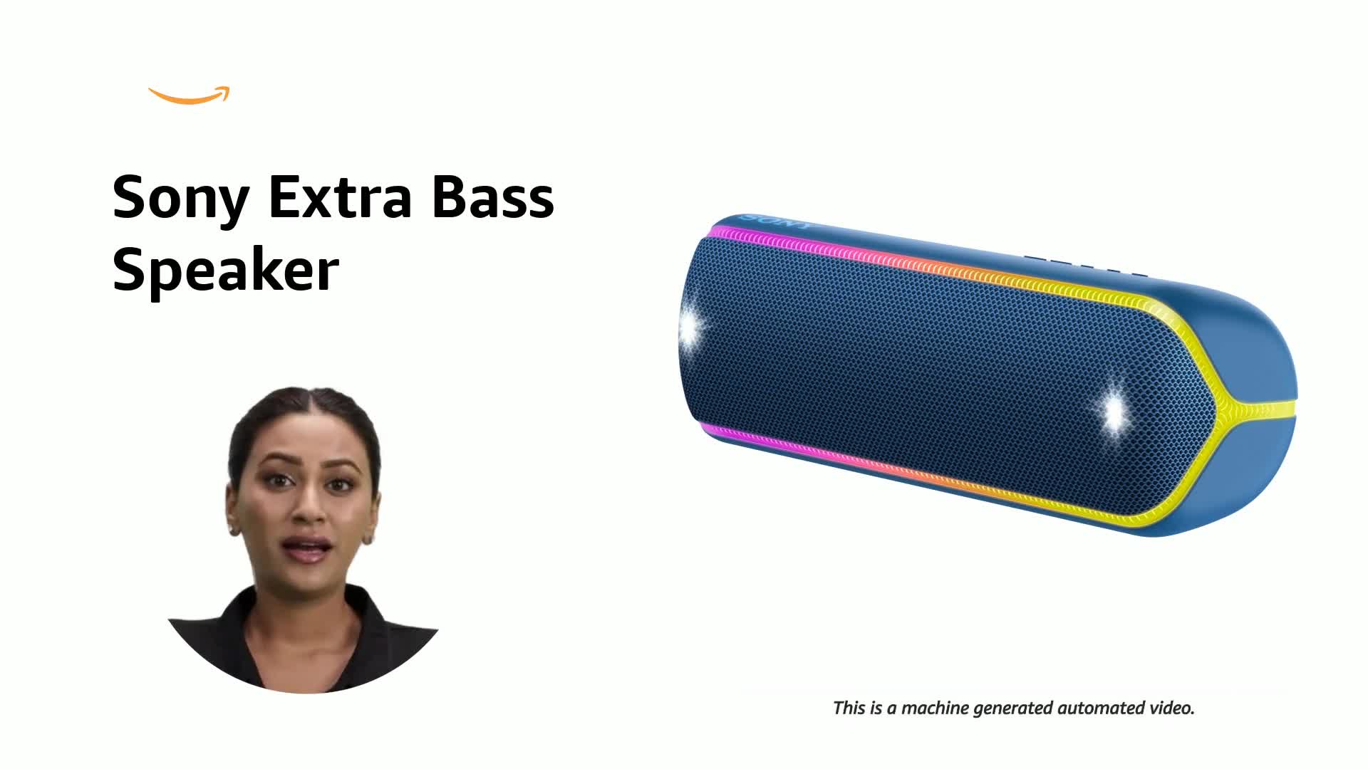 Sony SRS-XB32 Wireless Extra Bass Bluetooth Speaker with 24 Hours