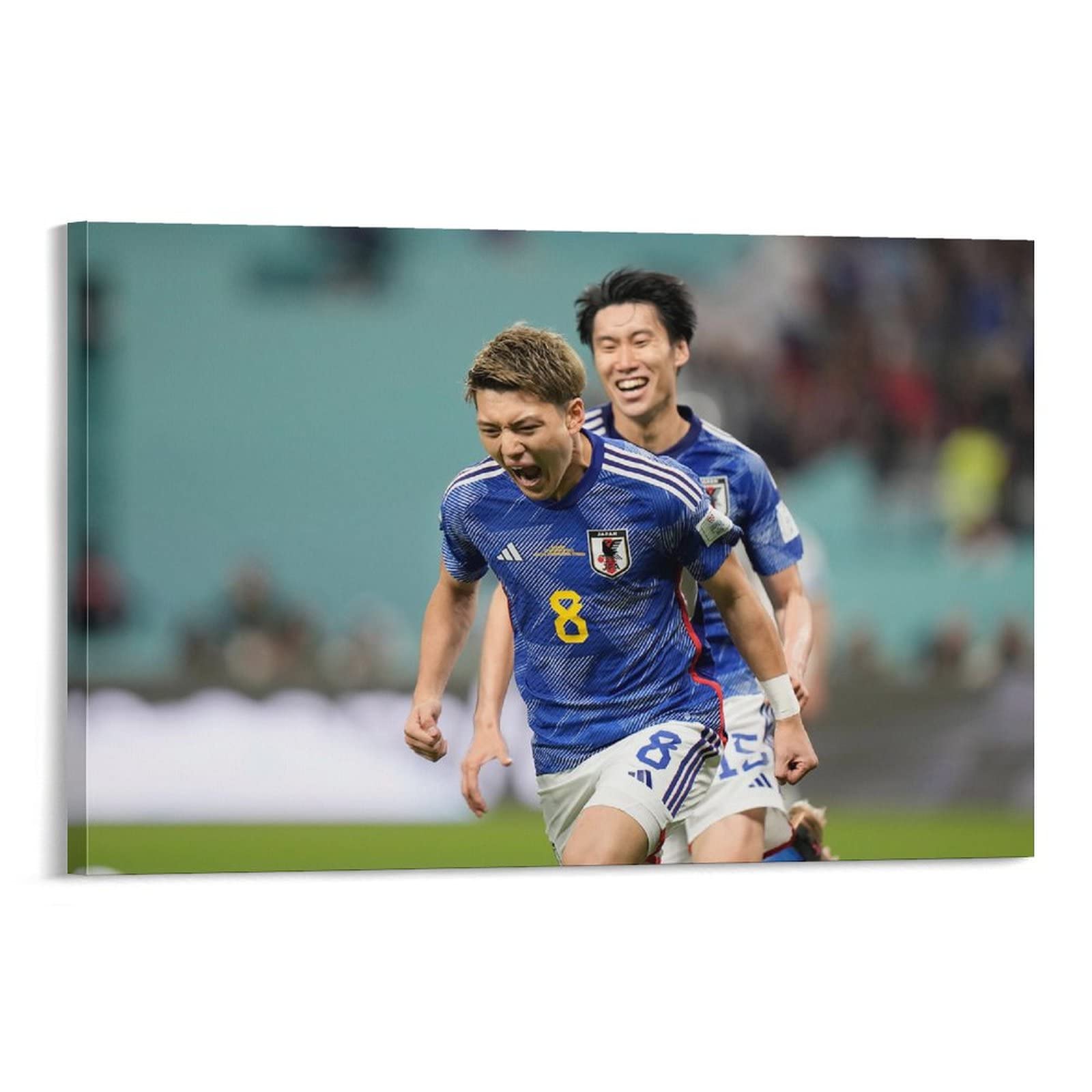 Amazon.co.jp: 堂安律 サッカー日本代表 ポスター（8） キャンバス