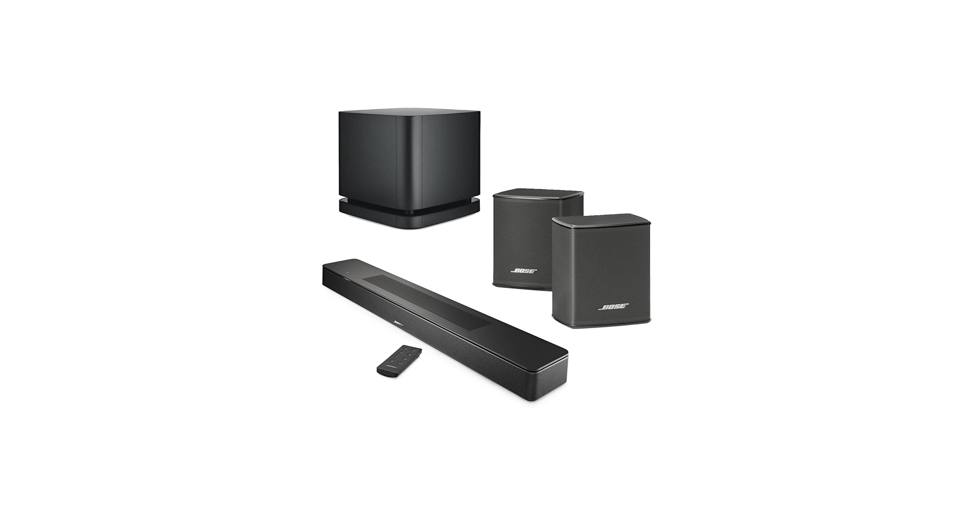 Amazon.com: Bose New Smart Dolby Atmos Soundbar, Black Bundle with