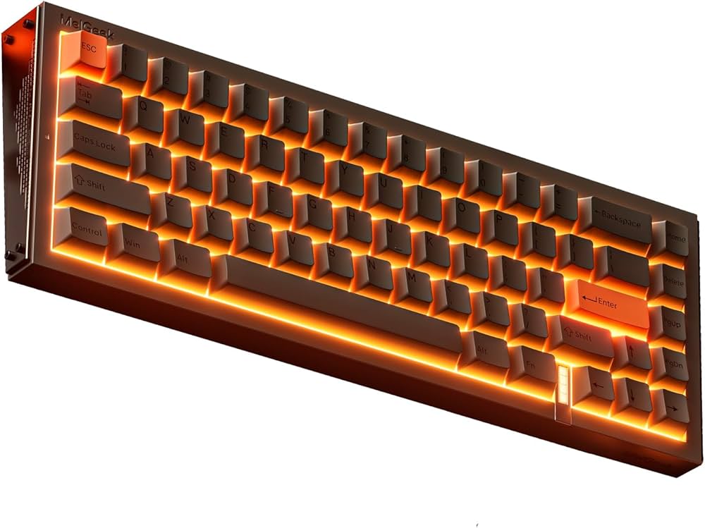 Amazon | MelGeek REAL67 有線キーボード、US英語配列、RGB搭載