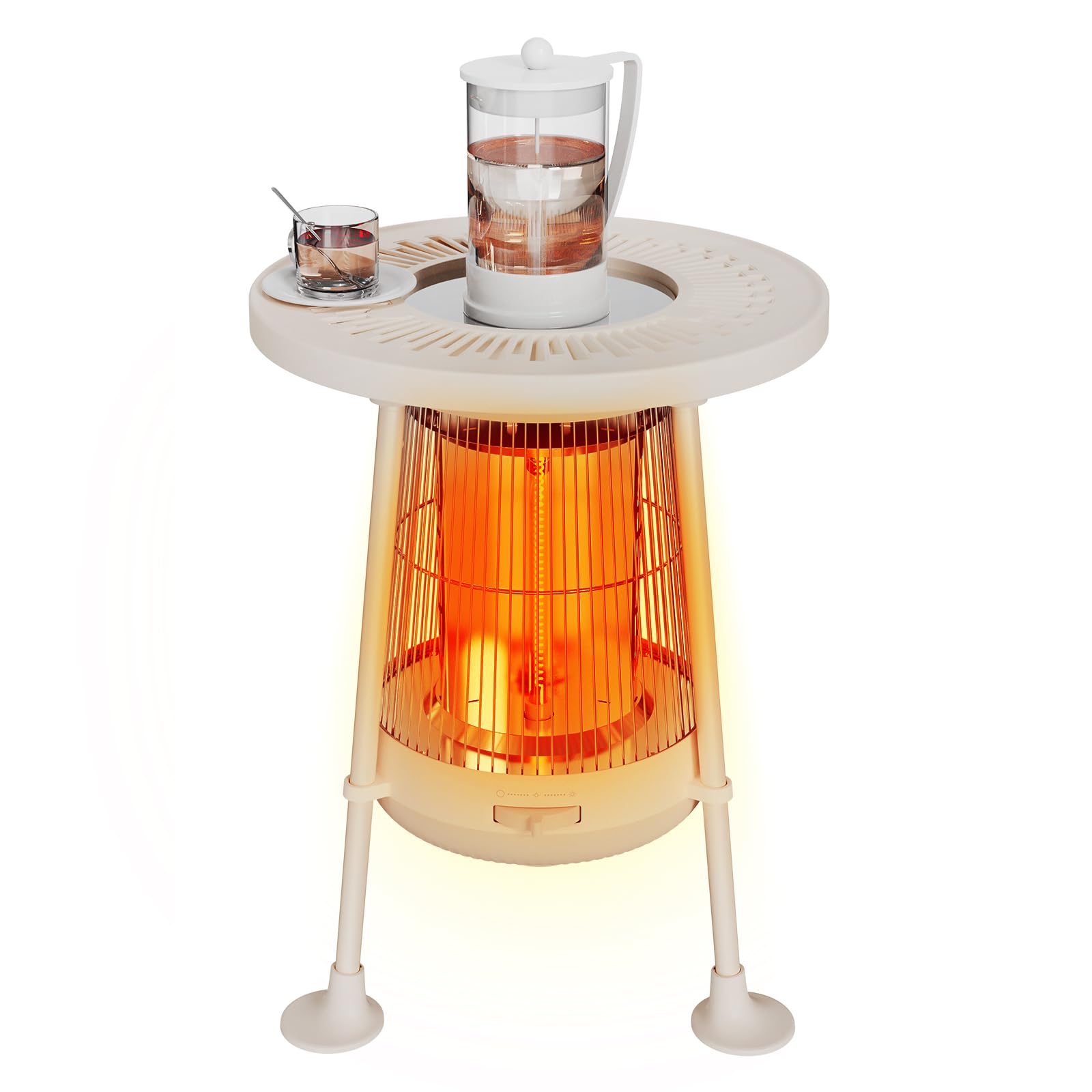 Amazon | NIPLIFE 【2025新登場】【飲み物も保温できるテーブル型