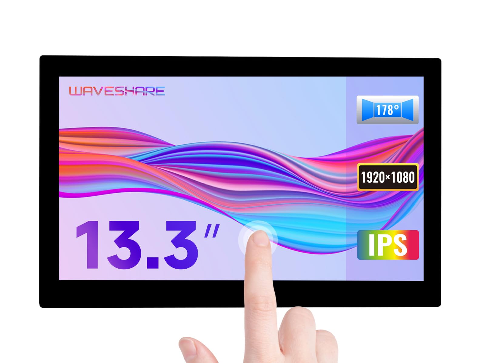 Amazon.com: waveshare 13.3inch Capacitive Touch Screen LCD V2 with