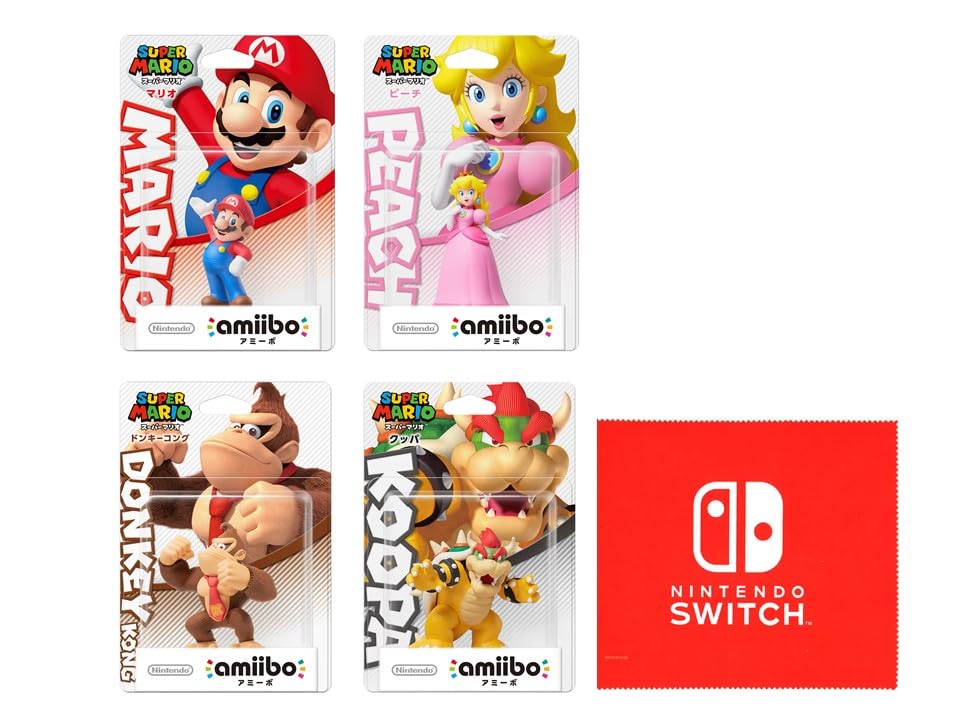 Amazon.co.jp: amiibo スーパーマリオシリーズ 4種セット（マリオ