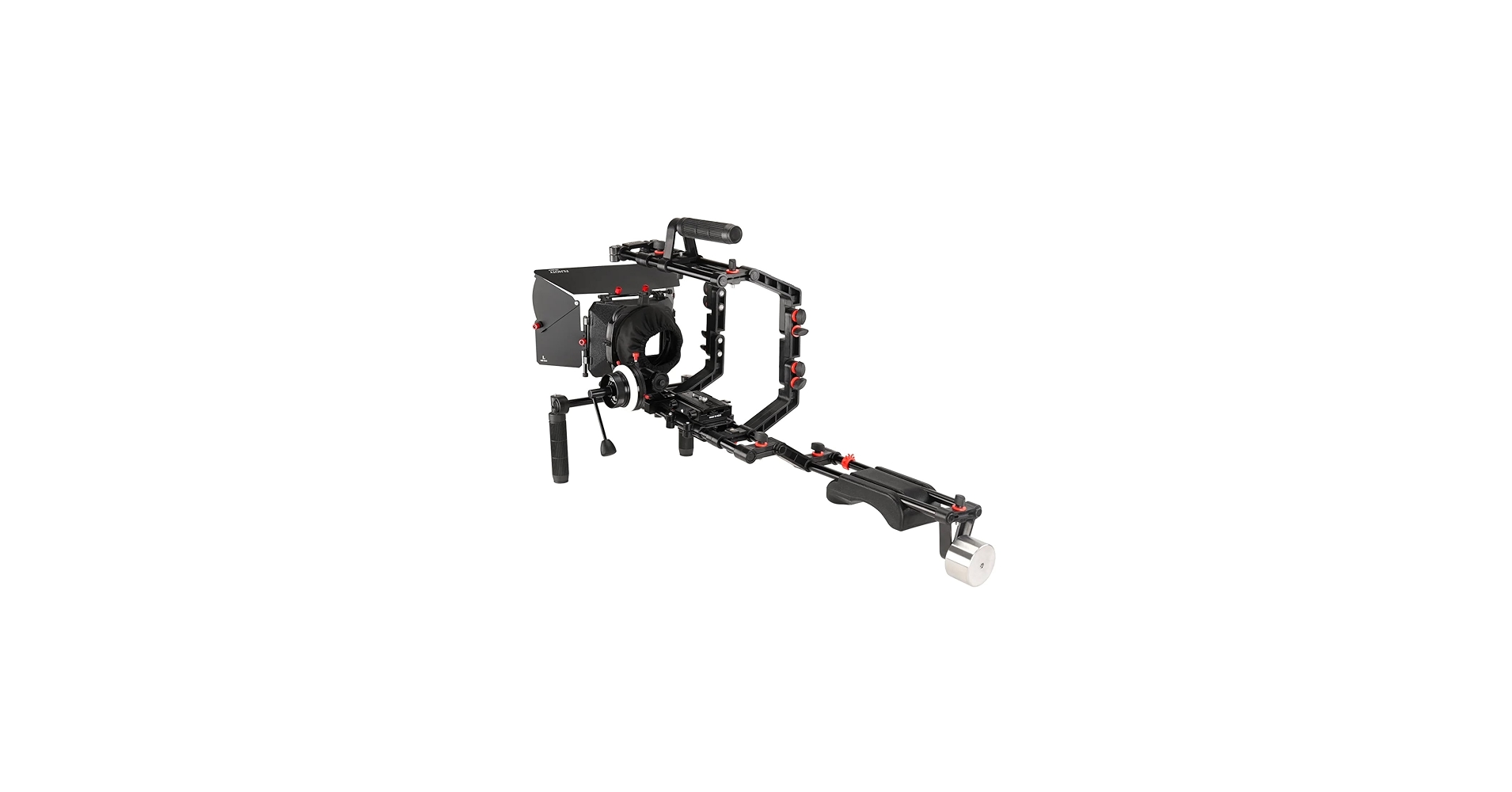 Amazon.com : Filmcity Shoulder Rig Kit w Matte Box & Follow Focus
