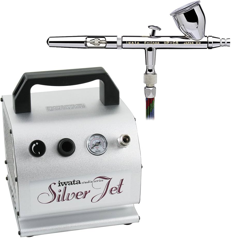 Amazon.com: Iwata Eclipse HP-CS Airbrushing System with Silver Jet