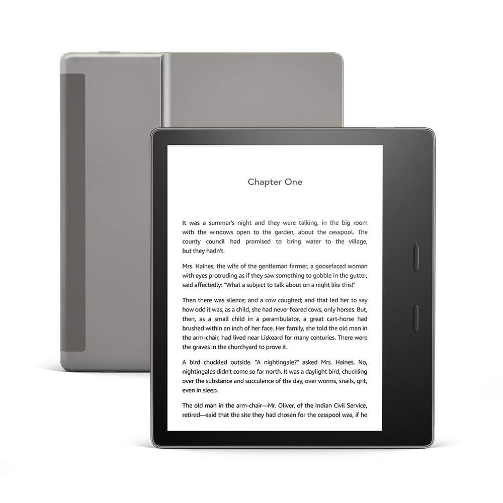 Kindle Oasis - Now with adjustable warm light - 8 GB, Graphite