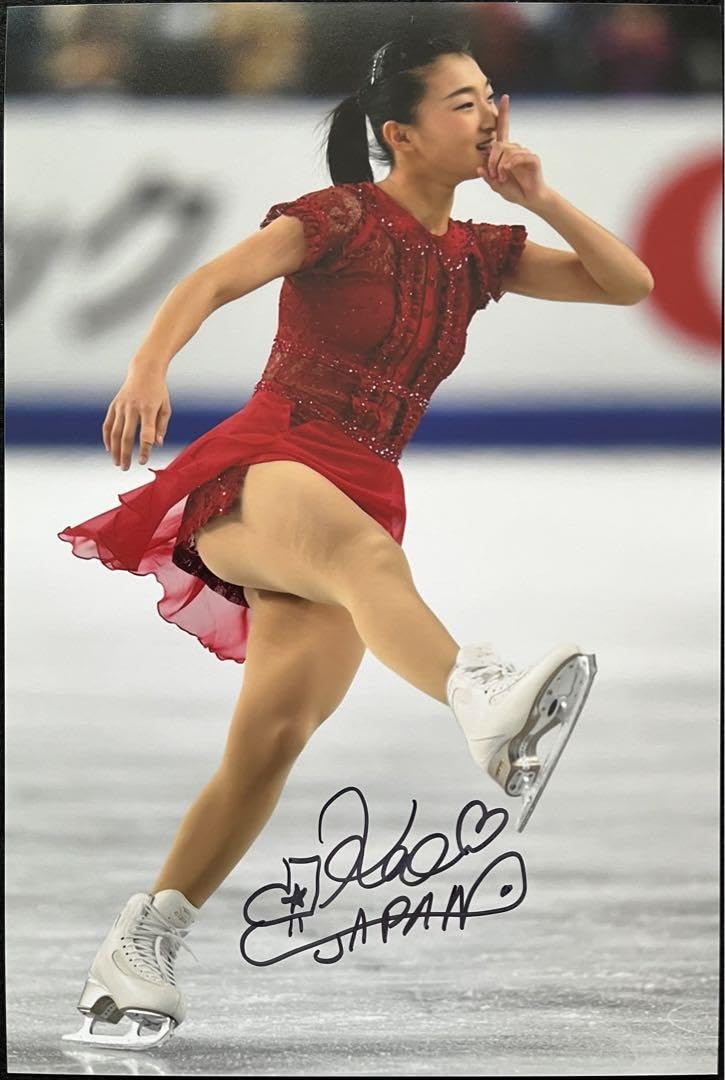 Amazon.co.jp: 正規品 直筆サイン付き写真 坂本花織 女子フィギュア