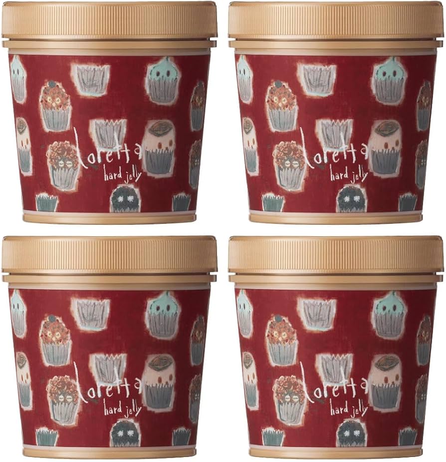 Amazon.co.jp: ロレッタ ハードゼリー 300g×4個セット [ローズの香り