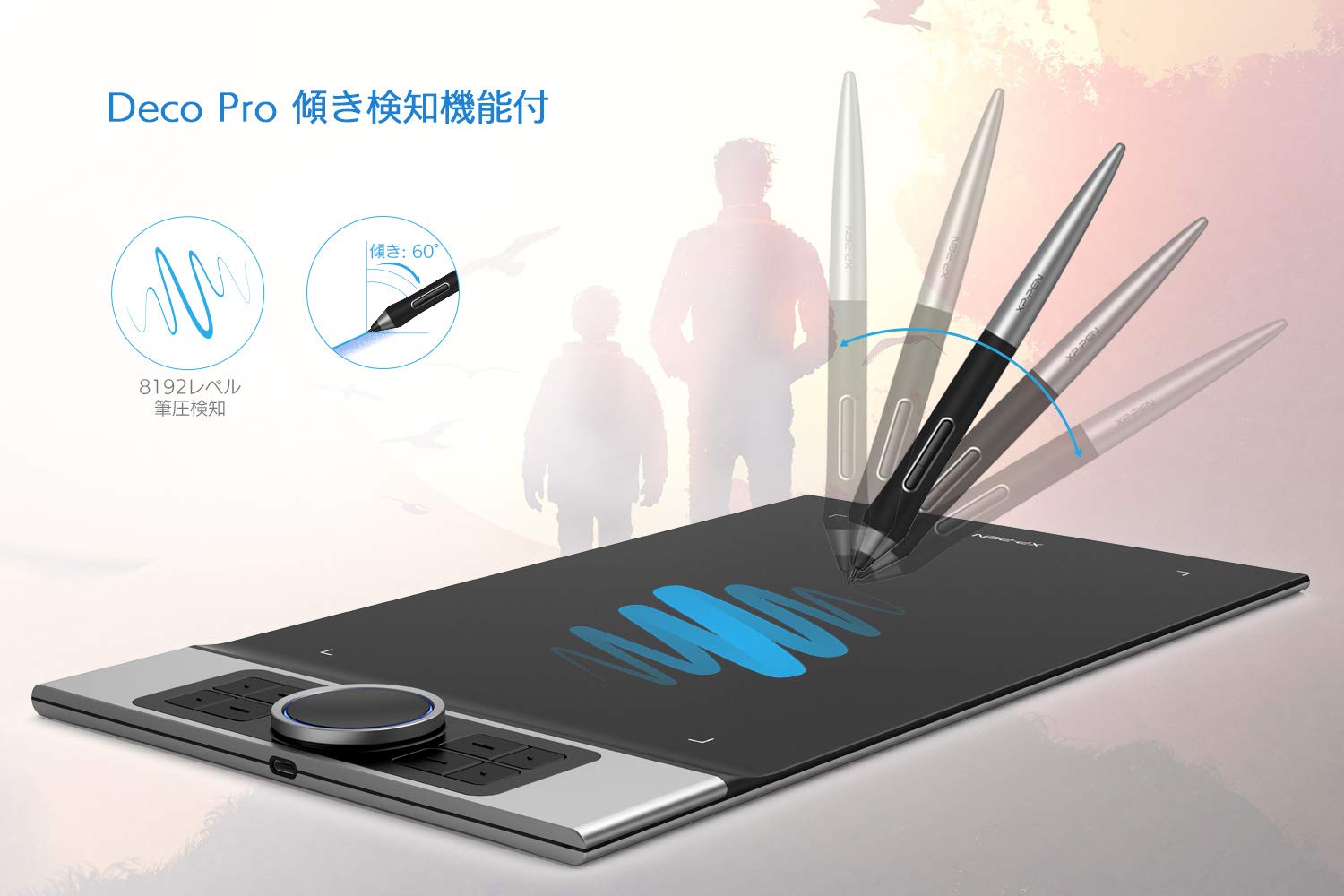Amazon.co.jp: XPPen ペンタブ 板タブ 11x6インチ Androidスマホ対応