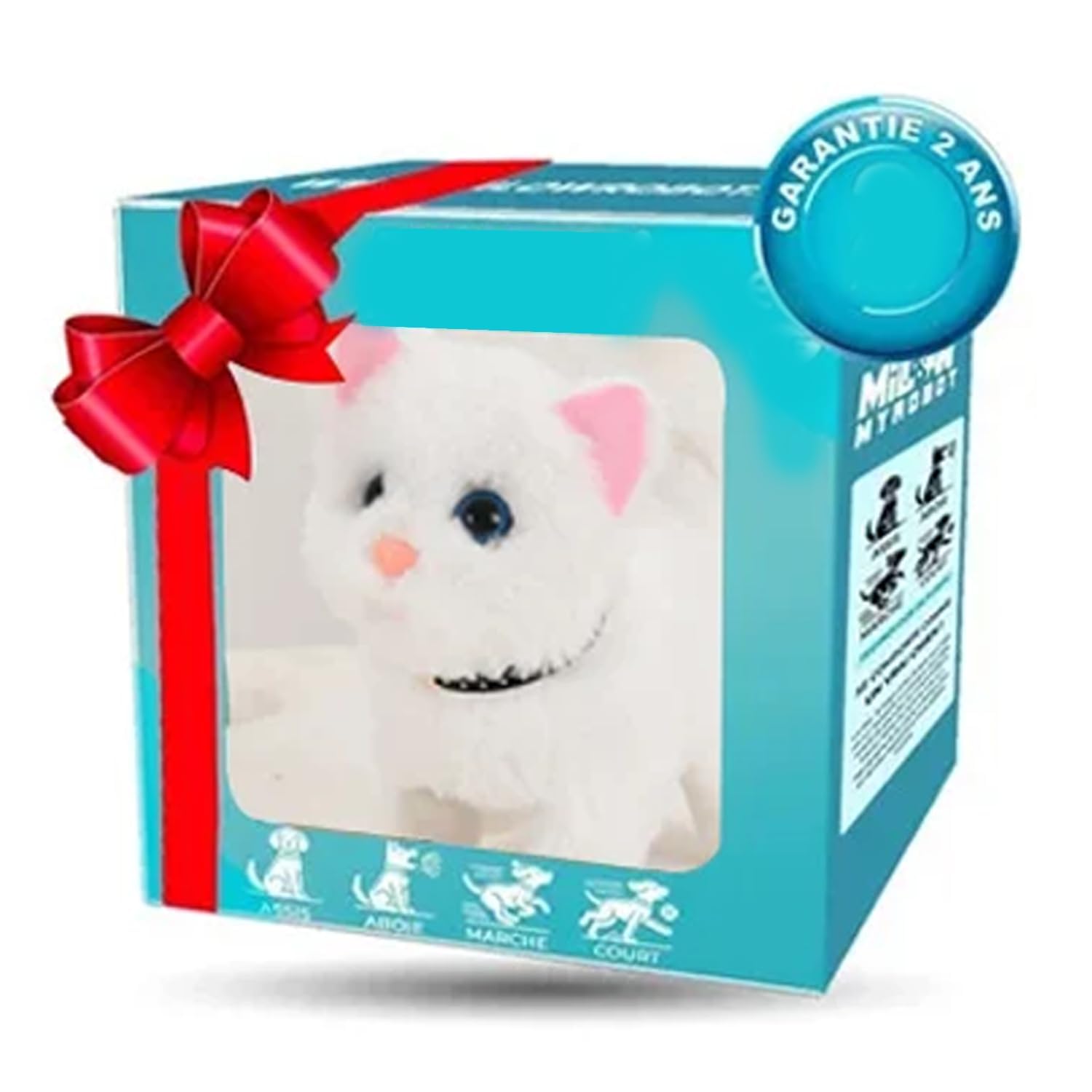 Amazon.co.jp: 子猫の電動ぬいぐるみ 猫 【2025年新型・AI感情認識