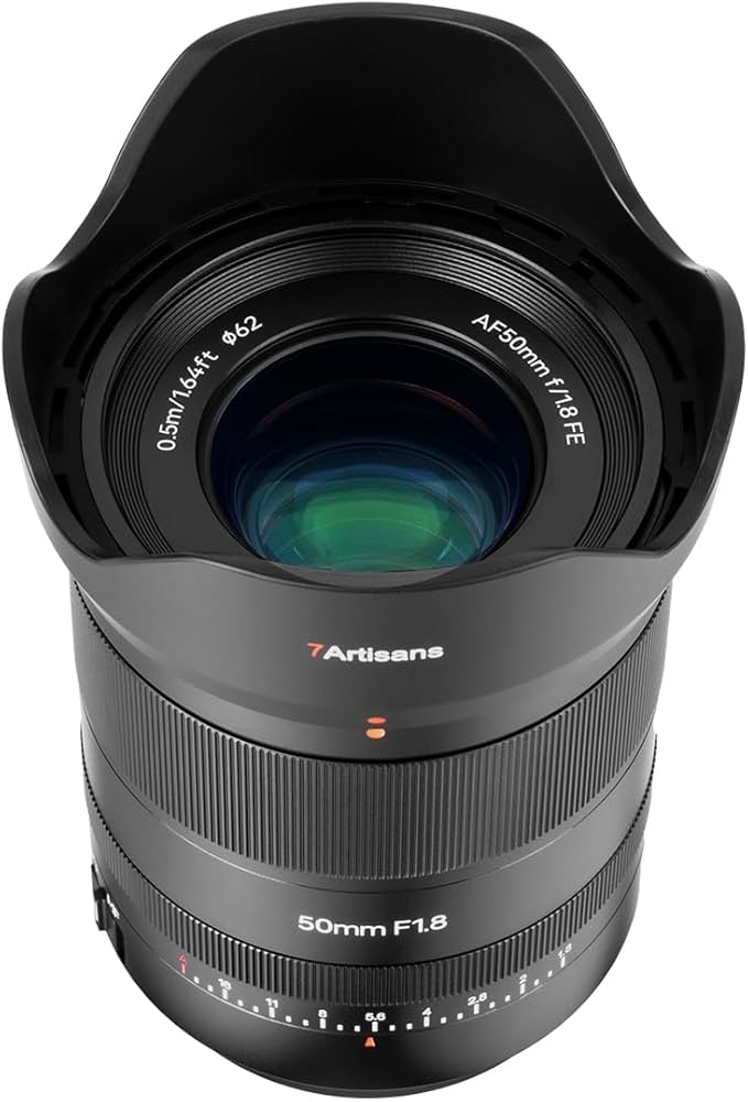 Amazon.co.jp: 7artisans 七工匠 50mm F1.8 AF Eマウント レンズ 単