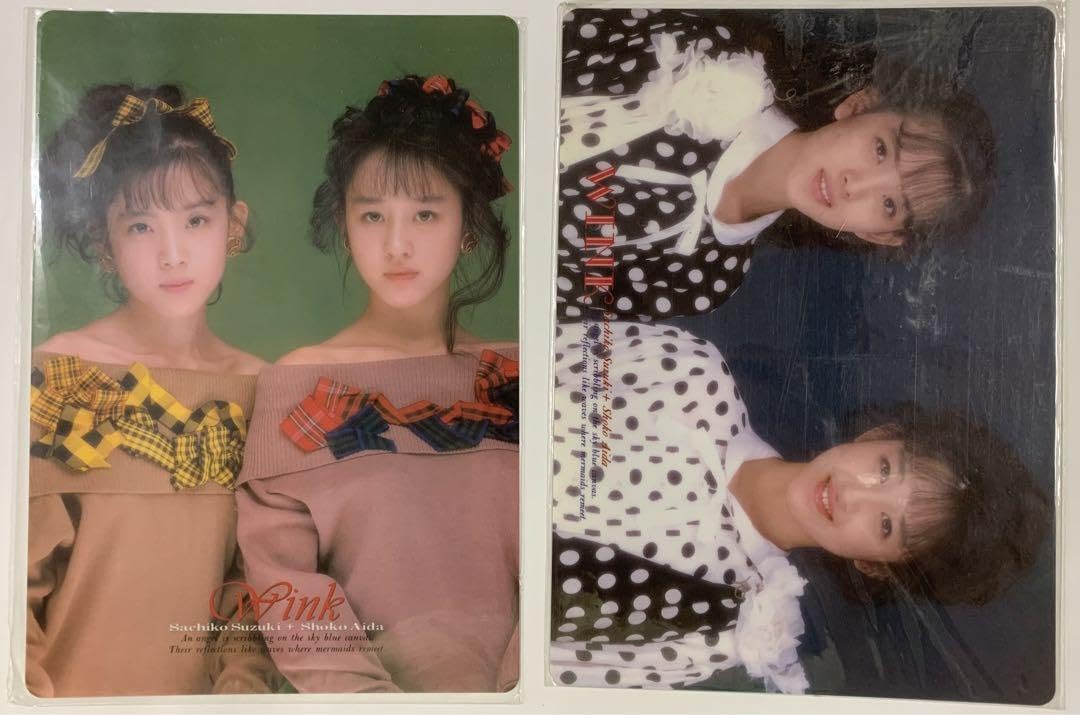 Amazon.co.jp: wink ウインク 相田翔子 鈴木早智子 下敷き 2枚セット