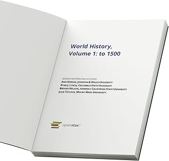 World History Vol 1: to 1500 by OpenStax (Official paperback full