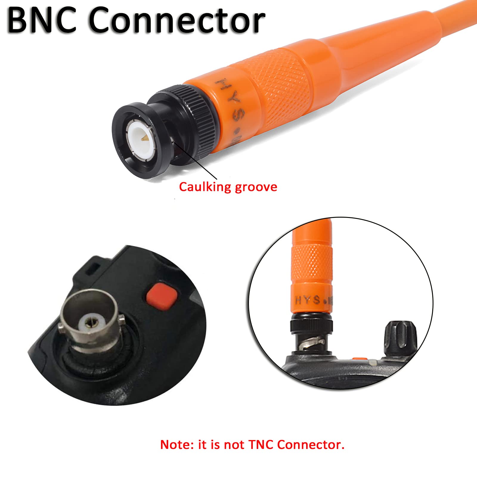 Amazon.com: HYS VHF UHF BNC Handheld Scanner Antenna, 144/430 MHz