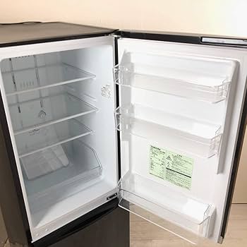 Amazon.co.jp: GR-M15BS-K(ピュアブラック) 2ドア冷蔵庫 右開き 153L