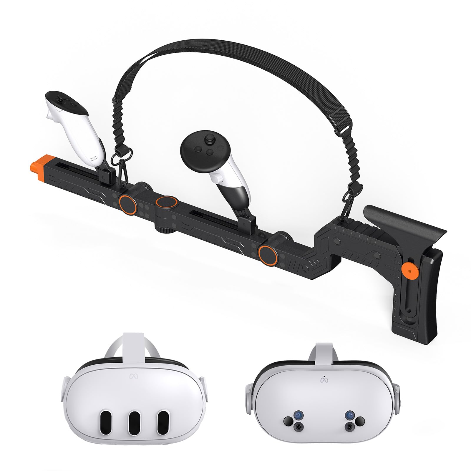 Amazon.co.jp: For Meta Quest 3/ Quest 3S対応ガンストック VR用