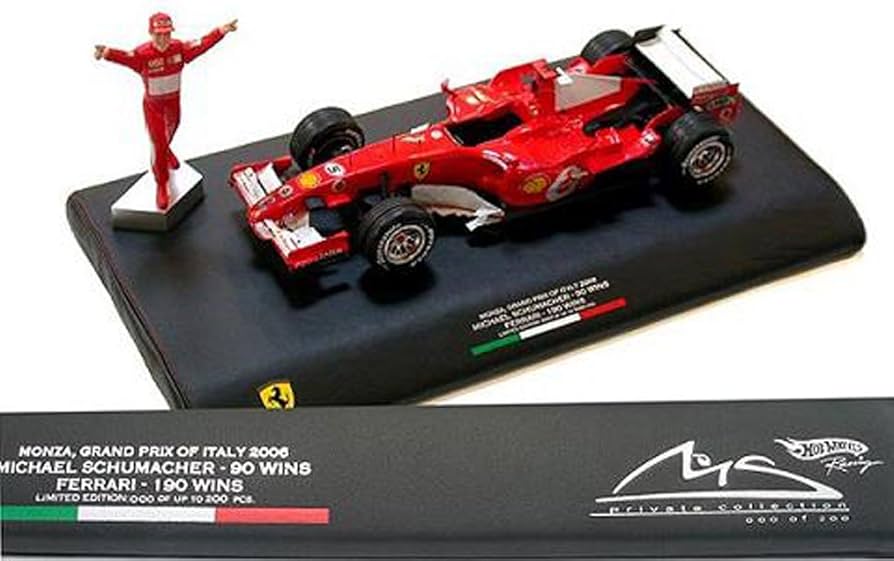 Amazon.co.jp: マテル 1/18 フェラーリ 248F1 2006 F1 イタリアGP #5 M