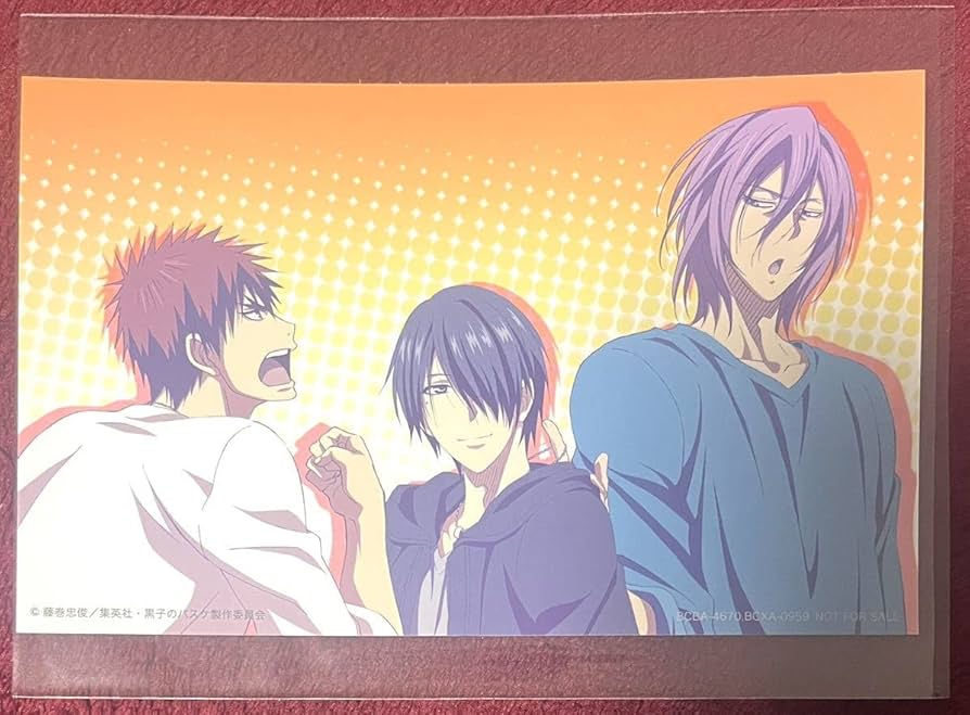 Amazon.co.jp: 黒子のバスケ エンドカード 黒バス カード 紫原 氷室 火