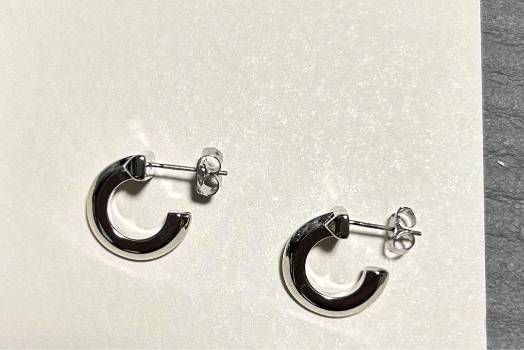 Amazon.co.jp: 登坂広臣 着用 ピアス T フープ : ファッション