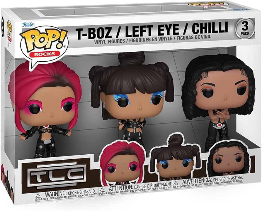 Amazon.com: Funko POP! Rocks: TLC - T-Boz, Left Eye, Chilli 3-Pack