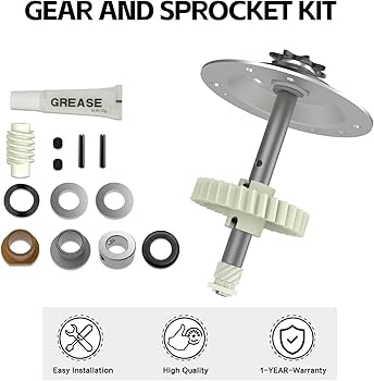 X X-HOUSE Gear and Sprocket Kit for Liftmaster 41c4220a,Garage