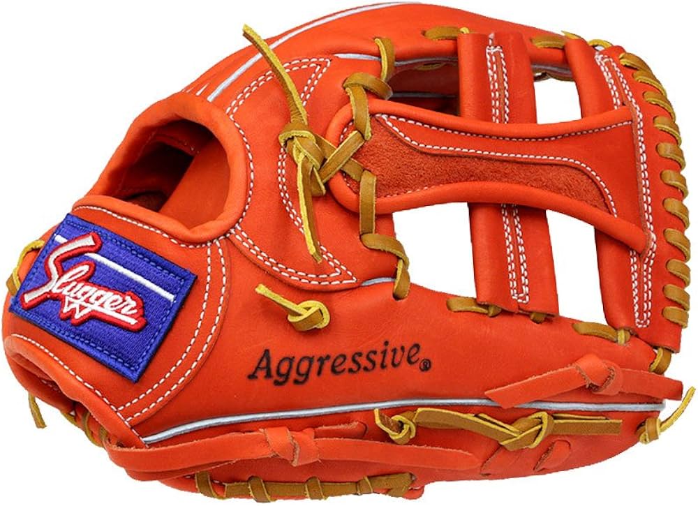 Amazon | 久保田スラッガー KSN-24PS Fオレンジ×タン紐 軟式用グラブ