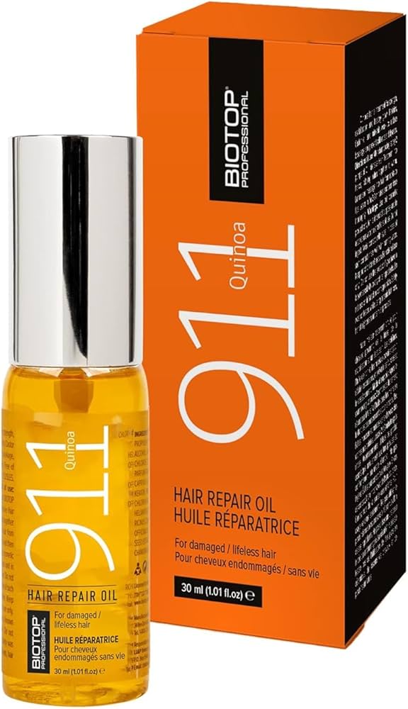 Amazon.com: Biotop Professional 911 Quinoa Hair Repair Oil - Heat