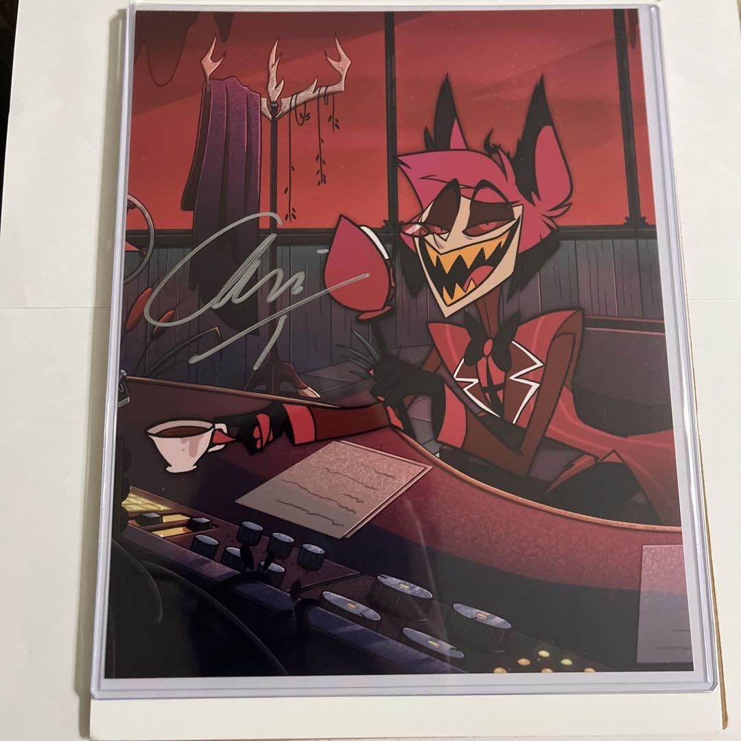 Amazon.co.jp: ハズビンホテル アラスター 声優 直筆サイン ポスター
