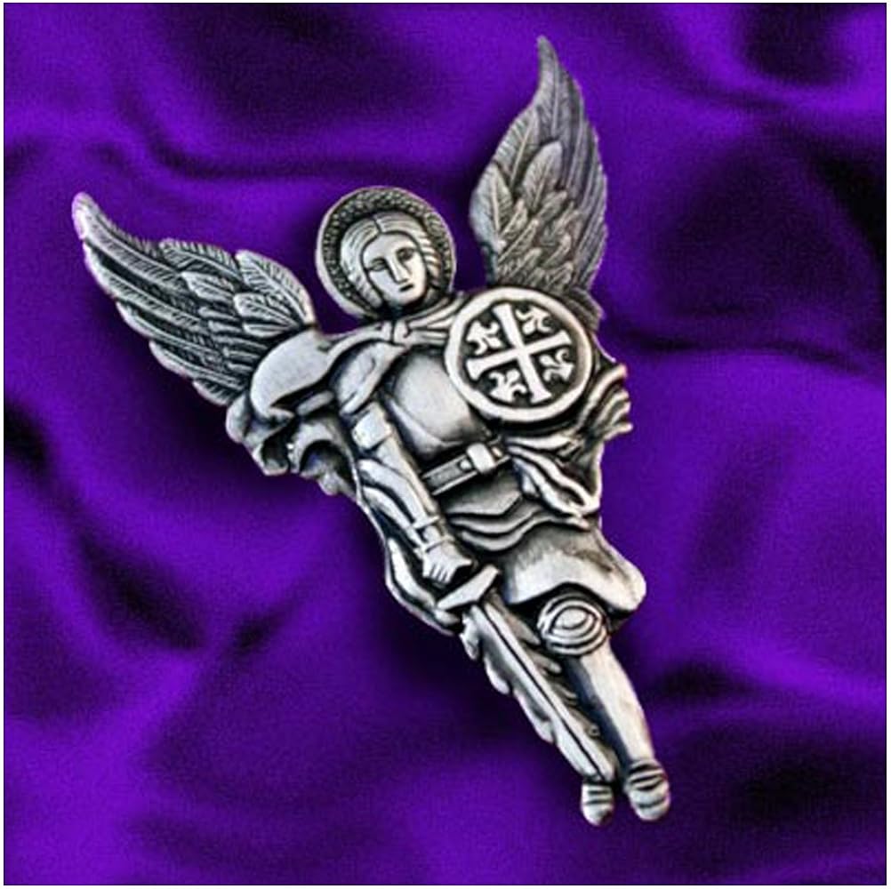 Amazon.com: VENICEBEE® Archangel St. Michael Saint Shield Cross