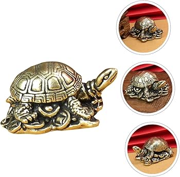 Amazon.co.jp: Yardenfun 装飾的な亀の像 富をもたらす亀の像 運を