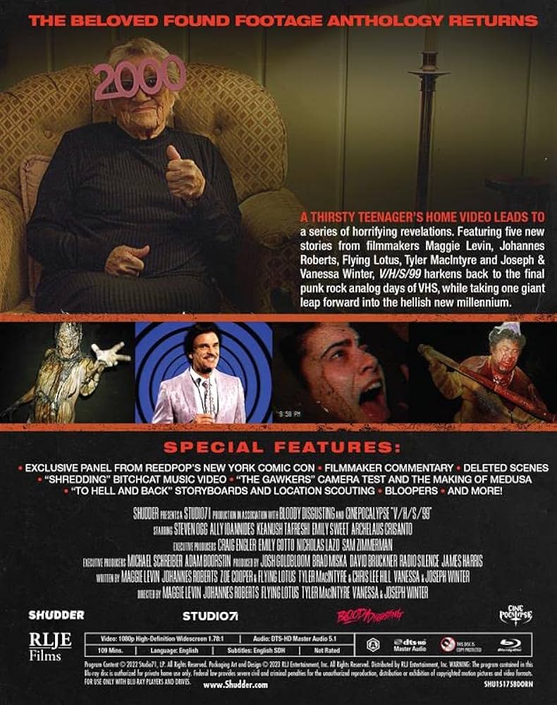 Amazon.com: V/H/S 99 : Levin, Maggie, Roberts, Johannes, Lotus