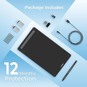 Amazon.com : XPPen Deco LW Wireless Drawing Tablet- 10x6 Bluetooth