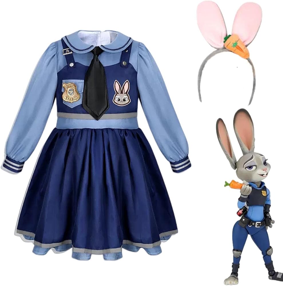 Amazon.co.jp: [FANMI] ズートピア ジュディ コスプレ衣装 子供用 長袖