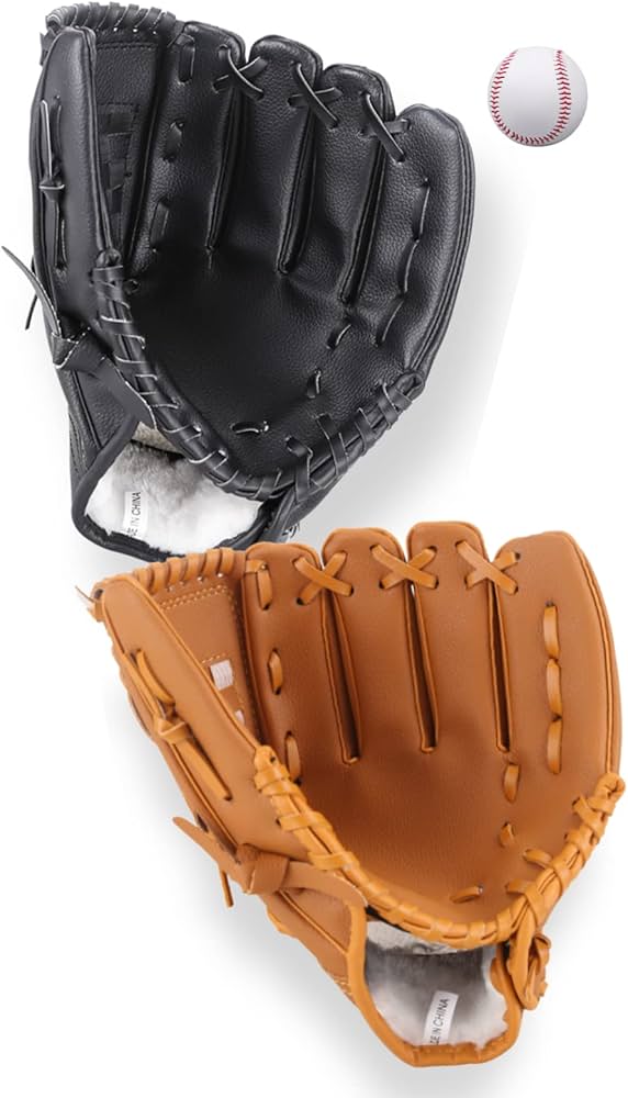 Amazon | PLUSGOODS キャッチボールセット大人用 グローブ2つ 野球