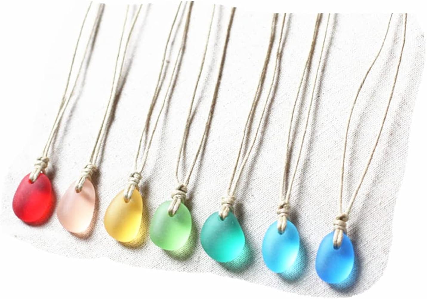 Amazon.com: Handmade Top Drilled Sea Glass Pendant Necklace with