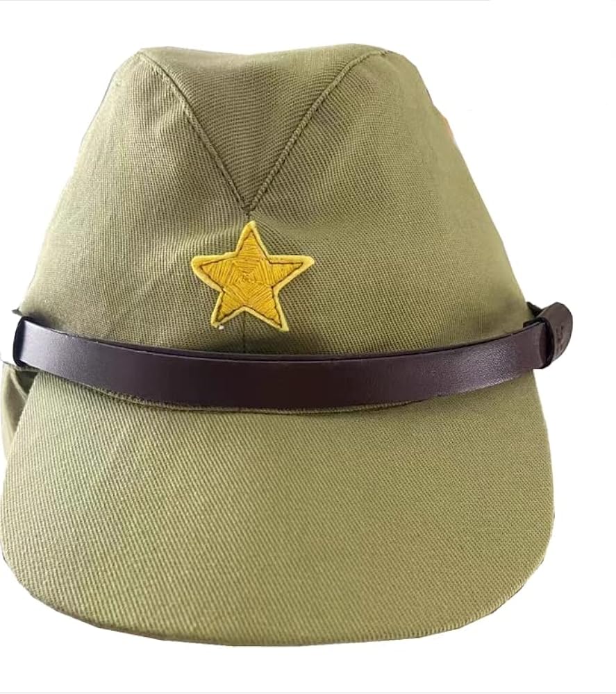 Amazon.co.jp: 軍帽帽垂れ有レプリカ下士官旧日本軍戦闘帽子制帽精密