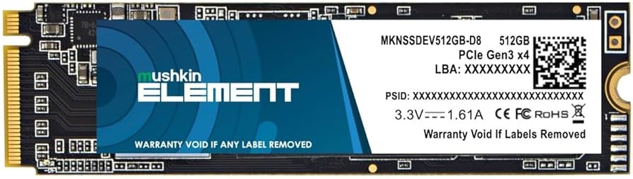 Amazon.com: Mushkin SSD Element M.2 512GB PCIe Gen3x4 NVME